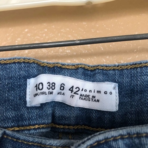 Denim & Co Distressed Stretch Skinny Jean Size 6 - Picture 5 of 6